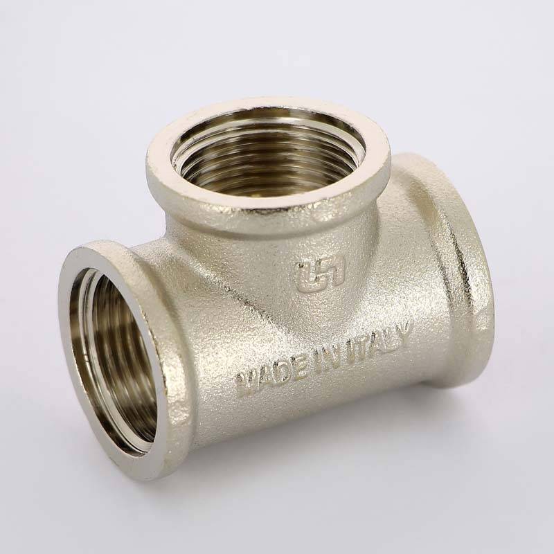 Тройник никелированный Uni-Fitt 3/4 ВР-ВР-ВР 615N3330