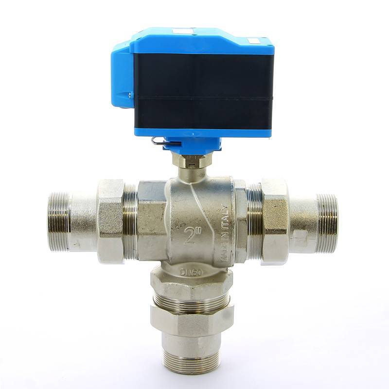 Кран шаровой трехходовой Emmeti MODULO PLUS с сервоприводом 2 НН 01425714