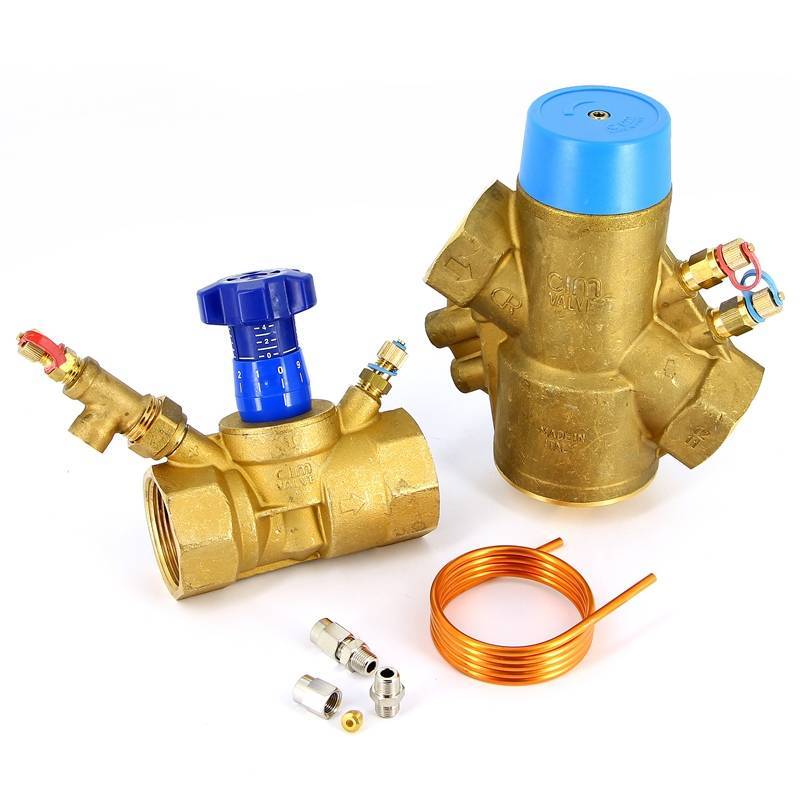 Комплект регулятора перепада давления CIM 767 и балансировочного клапана Cimberio 1 1/2 CIM 767H787ODP 112