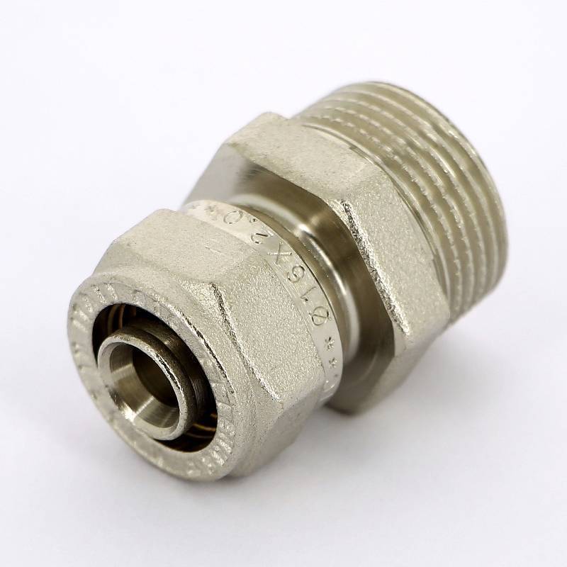 Муфта обжимная Tiemme никелированная 16х1/2 НР 1600001