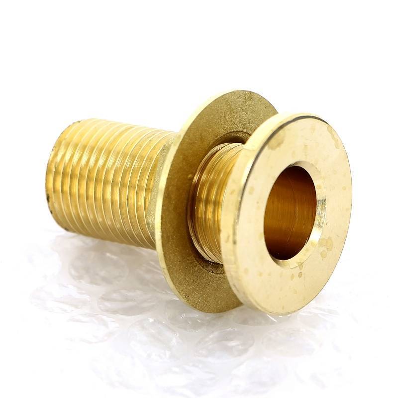 Выпуск резервуарный Tiemme 1/2 НР с фланцем контргайкой и заглушкой 1500153