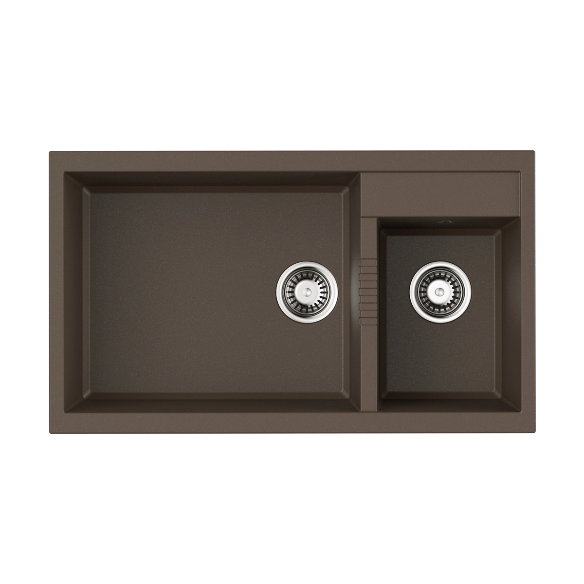 Кухонная мойка Omoikiri Tedori 86-2-LB ES 86x50 см espresso 4997242