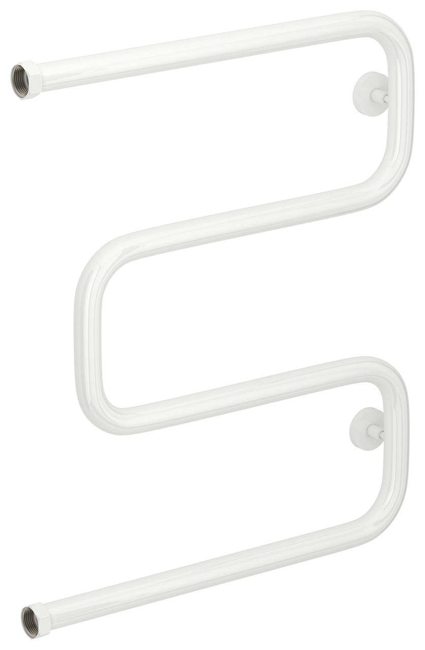 Полотенцесушитель водяной Сунержа Ш-образный+ 530x628 мм белый глянцевый 12-4014-6050