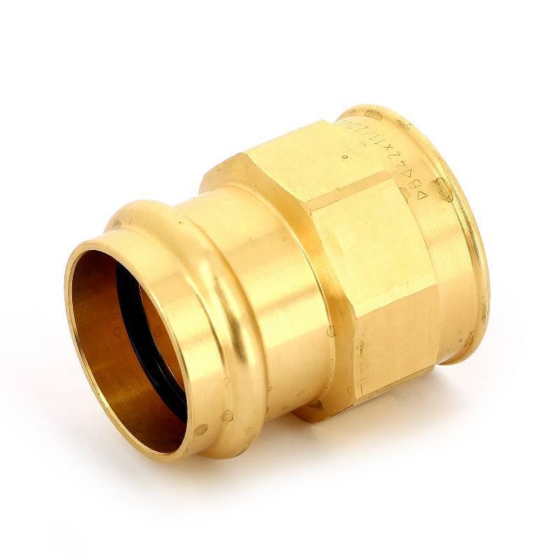 Муфта переходная IBP >B< Press 42 мм х 1 1/2 ВР бронза P4270G04212000