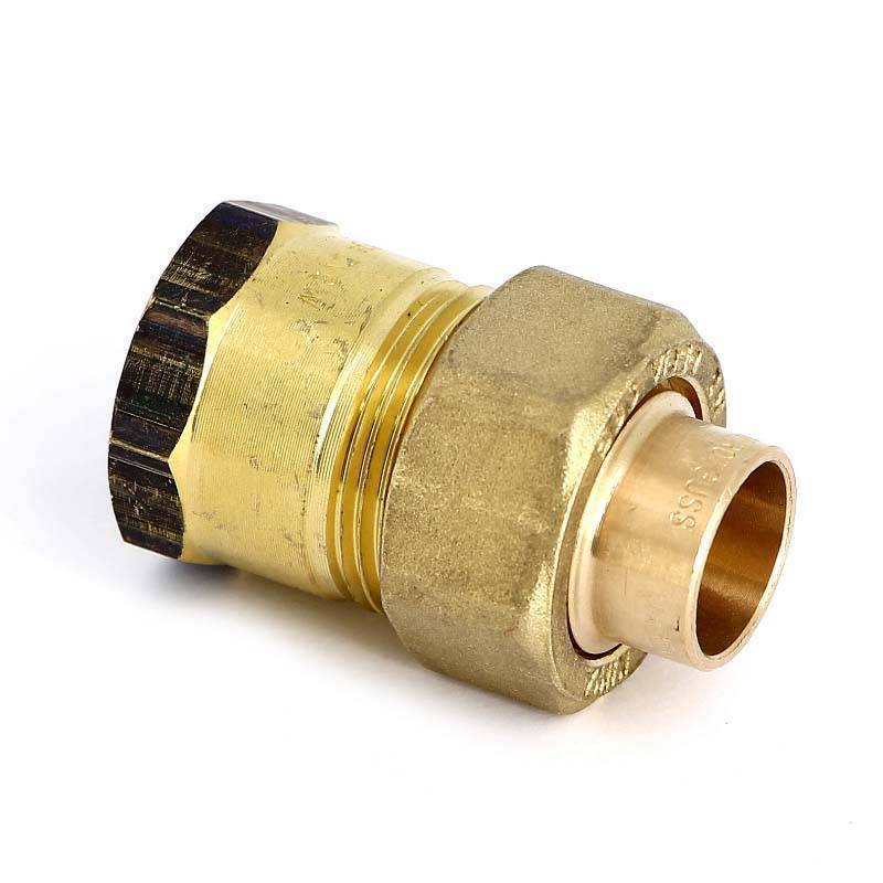 Разъемное соединение Viega 94343G пайка — внутренняя резьба с плоской прокладкой 15х1/2 113421