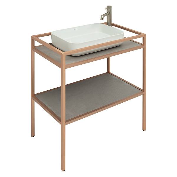 Консоль под раковину Allen Brau Liberty 75 см напольная медь 1.33002.60