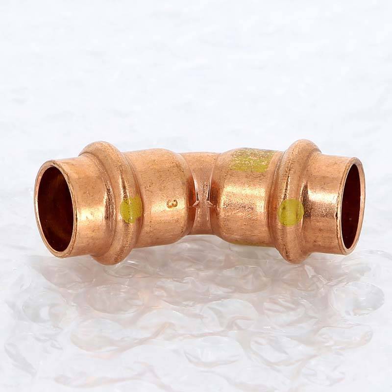 Угольник пресс 45° Viega Profipress G 15 мм медь 345600