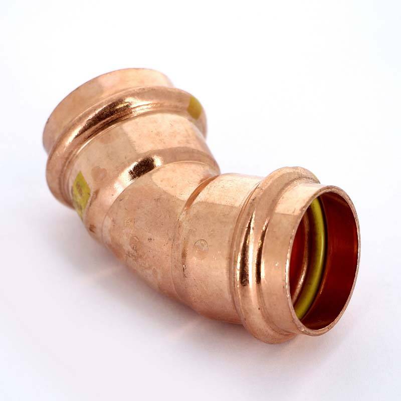 Угольник пресс 45° Viega Profipress G 28 мм медь 345631