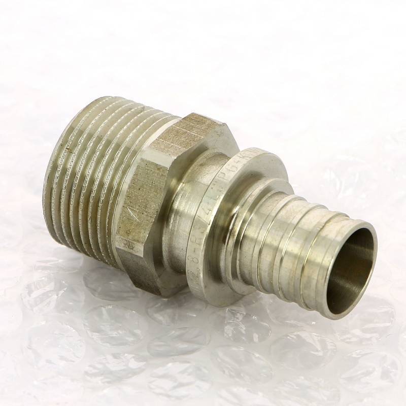 Муфта надвижная REHAU Rautitan SX 20х3/4 с наружной резьбой нержавеющая сталь 11377321001