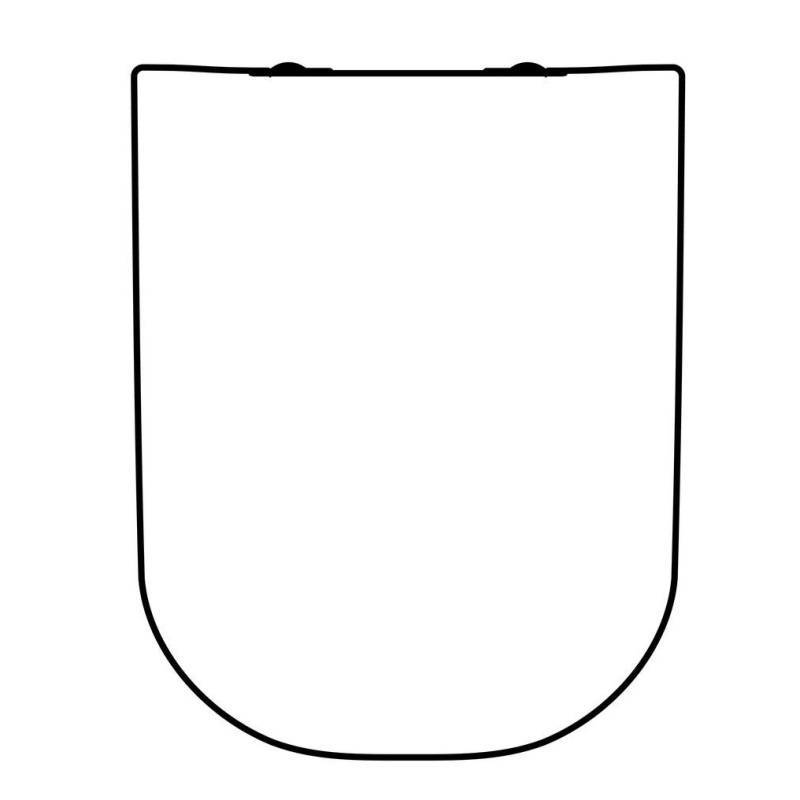 Сиденье для унитаза Geberit Smyle SoftClose крепление сверху 500.236.01.1