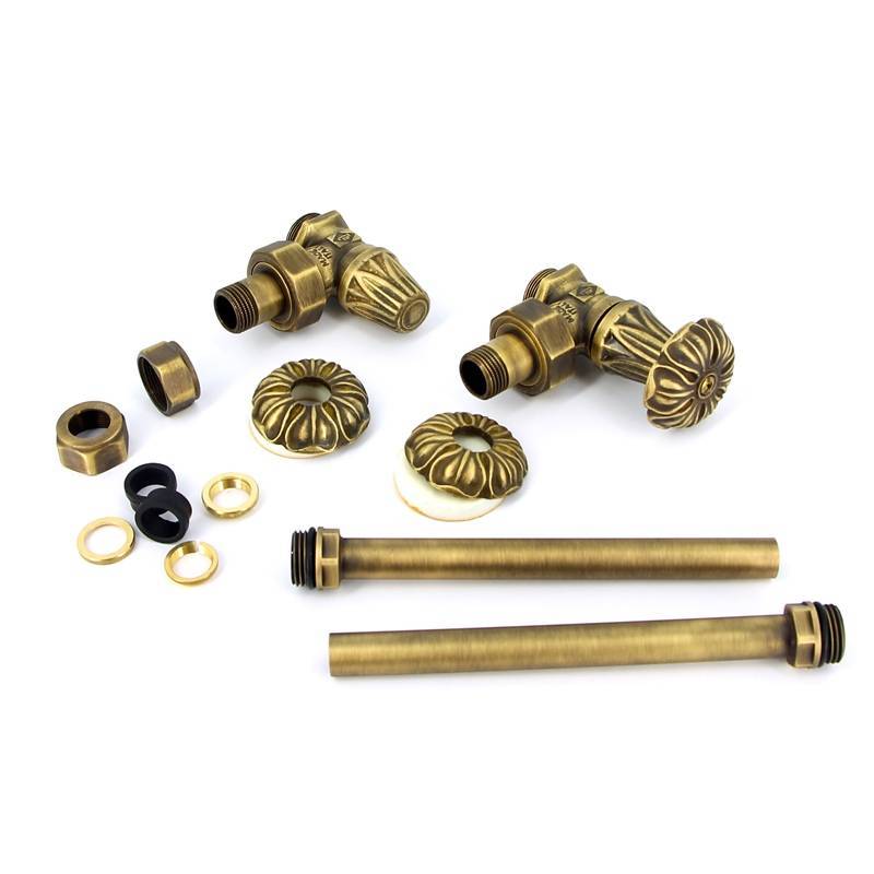 Комплект подключения Carlo Poletti Artistic для радиатора НН 1/2 x M24 x 19 угловой KV671/427MAXX