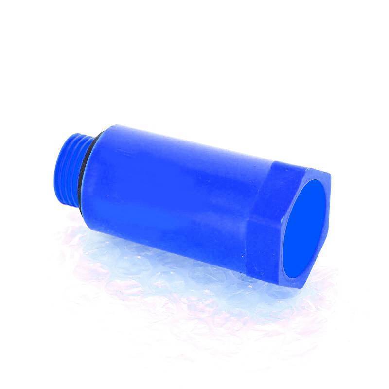 Заглушка монтажная Uni-Fitt 1/2 наружная резьба с кольцом O-Ring синяя 608B2001