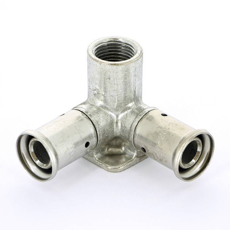 Водорозетка пресс-В проходная Henco 20x1/2x20 3P-200420