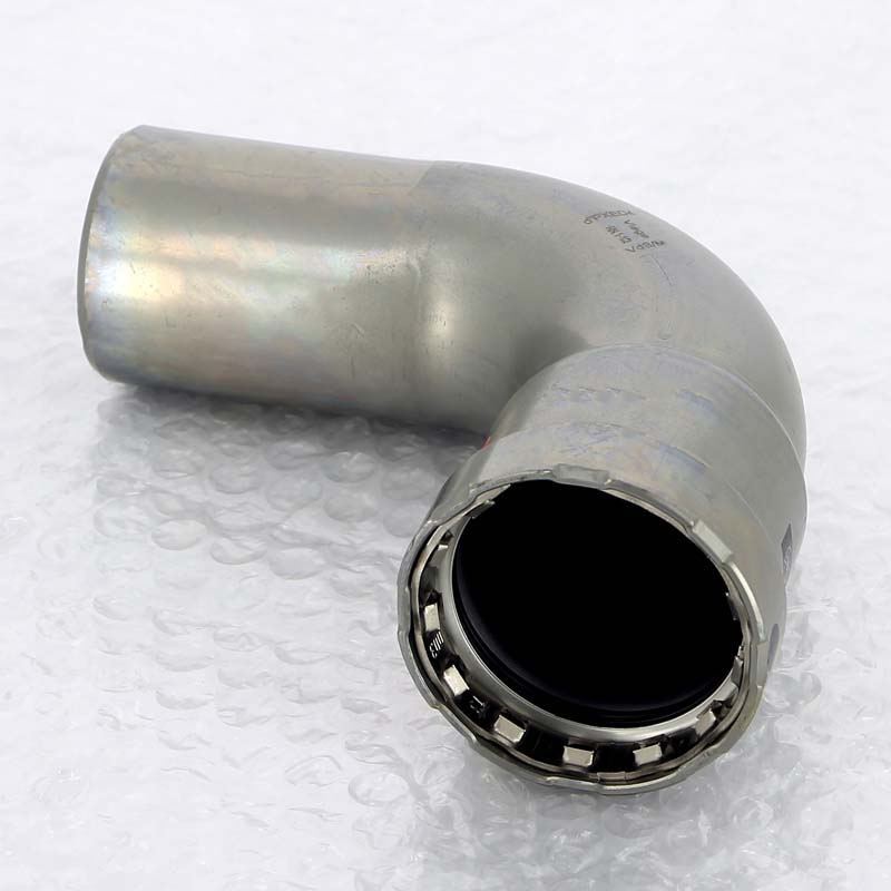 Отвод однораструбный 90° Viega Megapress пресс оцинкованная сталь 1 1/2 694678