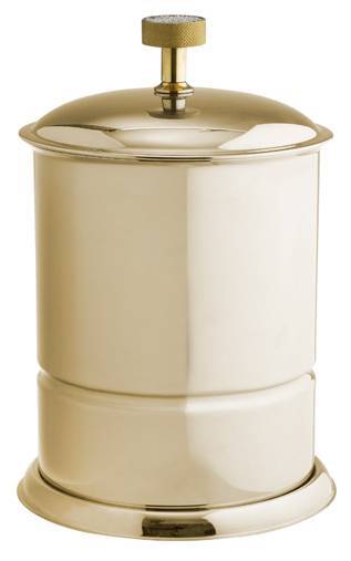 Ведро мусорное напольное Boheme Royal Cristal золото 10927-G