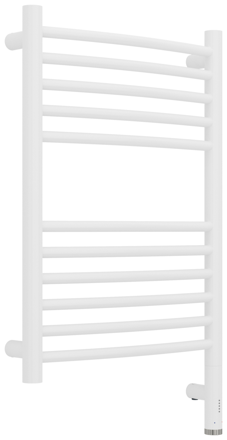 Полотенцесушитель электрический Сунержа Богема 3.1 выгнутая 400x600 мм правое подключение белый матовый 30-6003-6040