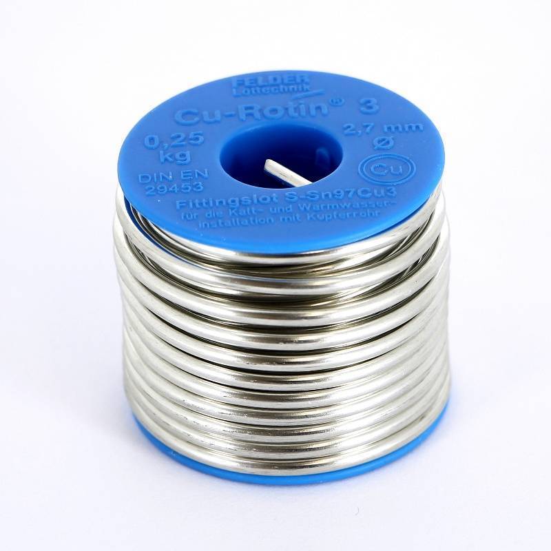 Припой мягкий FELDER Cu-Rotin 3 2.7 мм 250 г 149727201