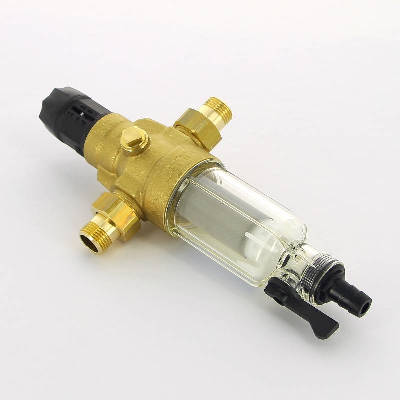 Фильтр промывной BWT Protector mini HWS C/R 1/2 100 мкм с редуктором 10548