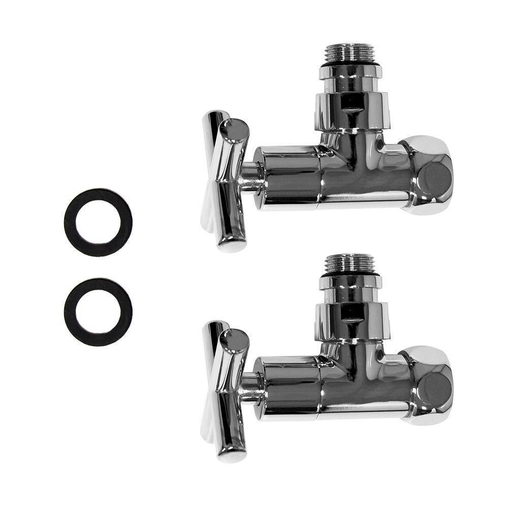 Вентили запорные угловые Сунержа Крест пара SMT8200SCH0405/2