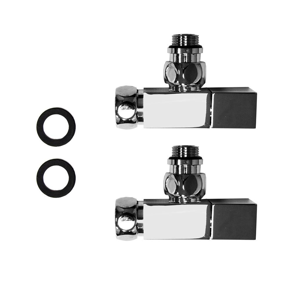 Вентили запорные угловые Сунержа квадратные пара 01-0405-0000