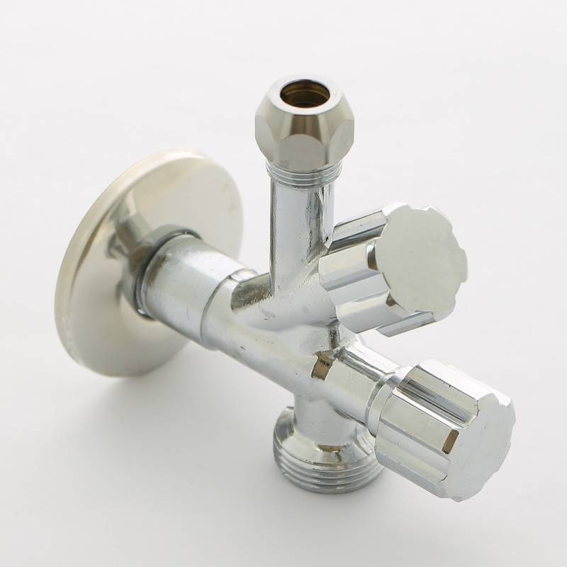 Вентиль комбинированный Uni-Fitt 1/2 x 10 мм x 3/4 НР-обжим-НР универсальный хром 184A2530