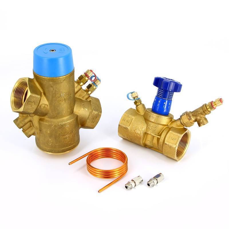 Комплект регулятора перепада давления CIM 767 и балансировочного клапана Cimberio 1 1/2 CIM 767H787ODP 112