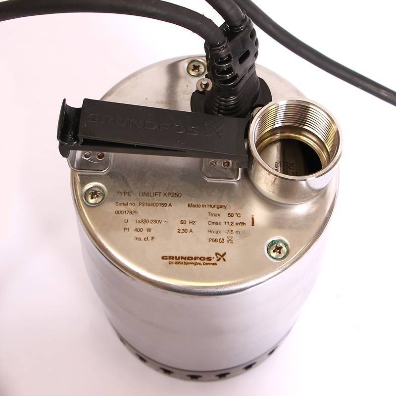Насос дренажный Grundfos Unilift KP 250-A1 с поплавковым выключателем 012H1800