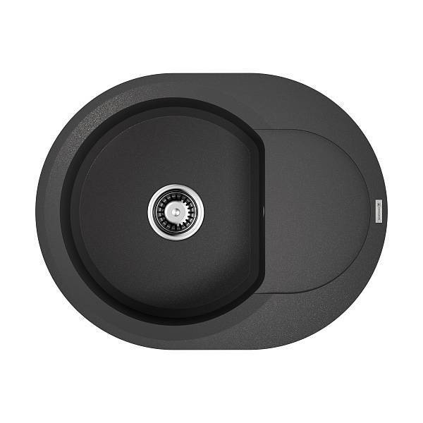 Кухонная мойка Omoikiri Sakaime 60E-BL Tetogranit 60x47 см черный 4993120