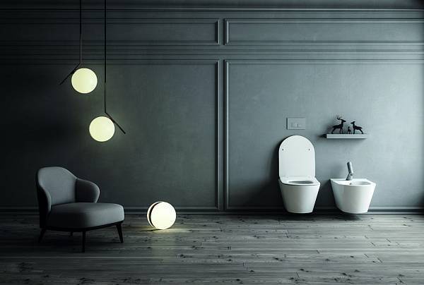 Унитаз подвесной Boheme Avva 35.5х53 см белый 972-W