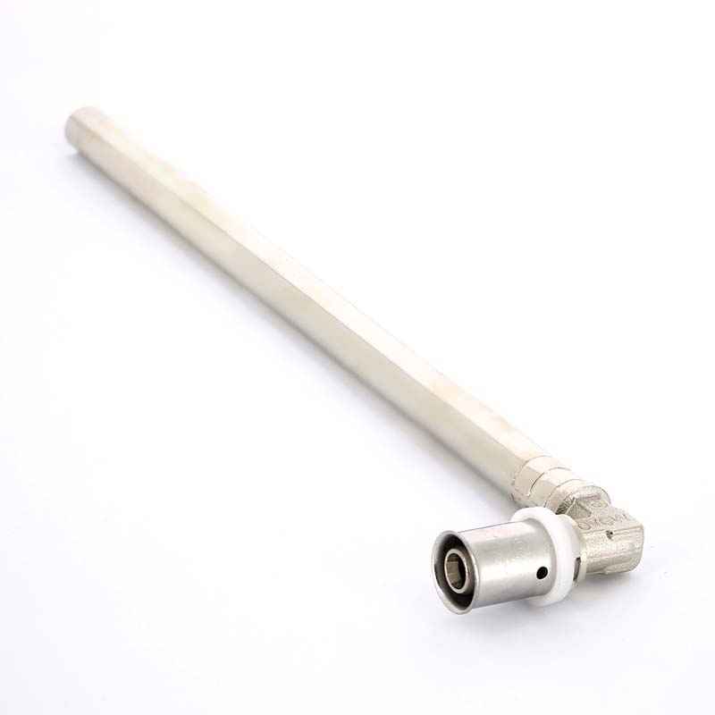 Угол пресс с трубкой для подключения радиатора Uni-Fitt 16x15 мм L=300 мм 717G6153