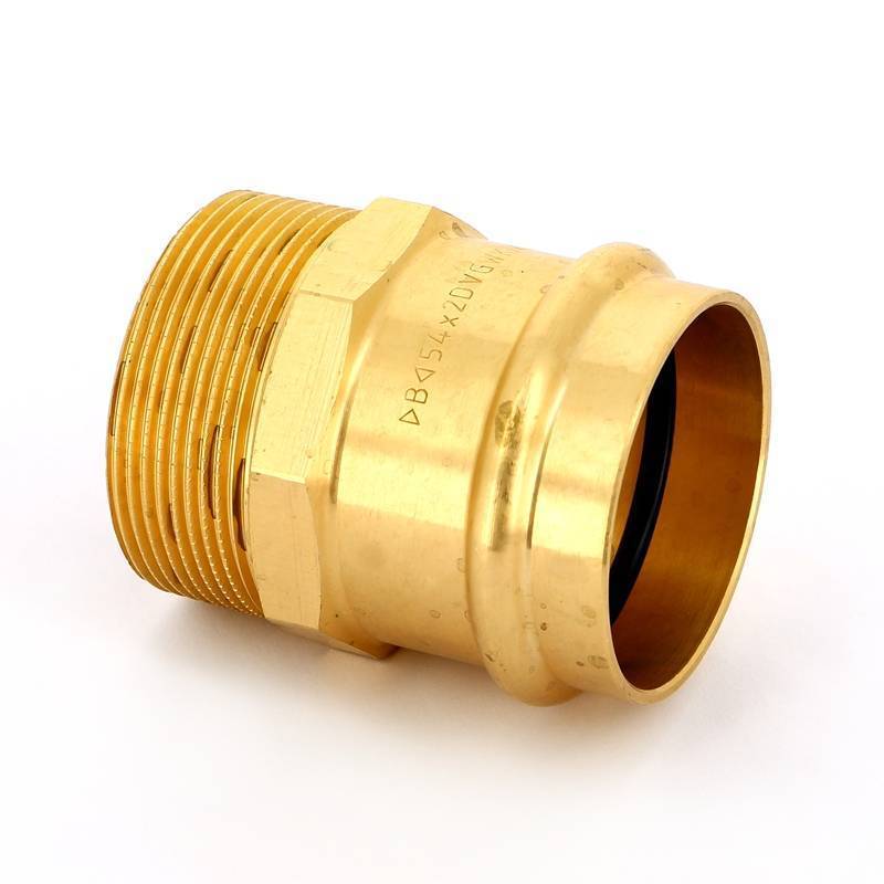 Муфта переходная пресс-НР IBP >B< Press 54 мм x 2 бронза P4243G05416000