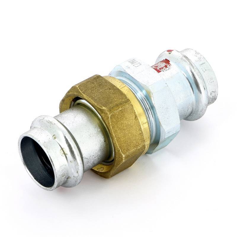 Муфта разъёмная пресс Viega Prestabo оцинкованная сталь 22 мм 559328