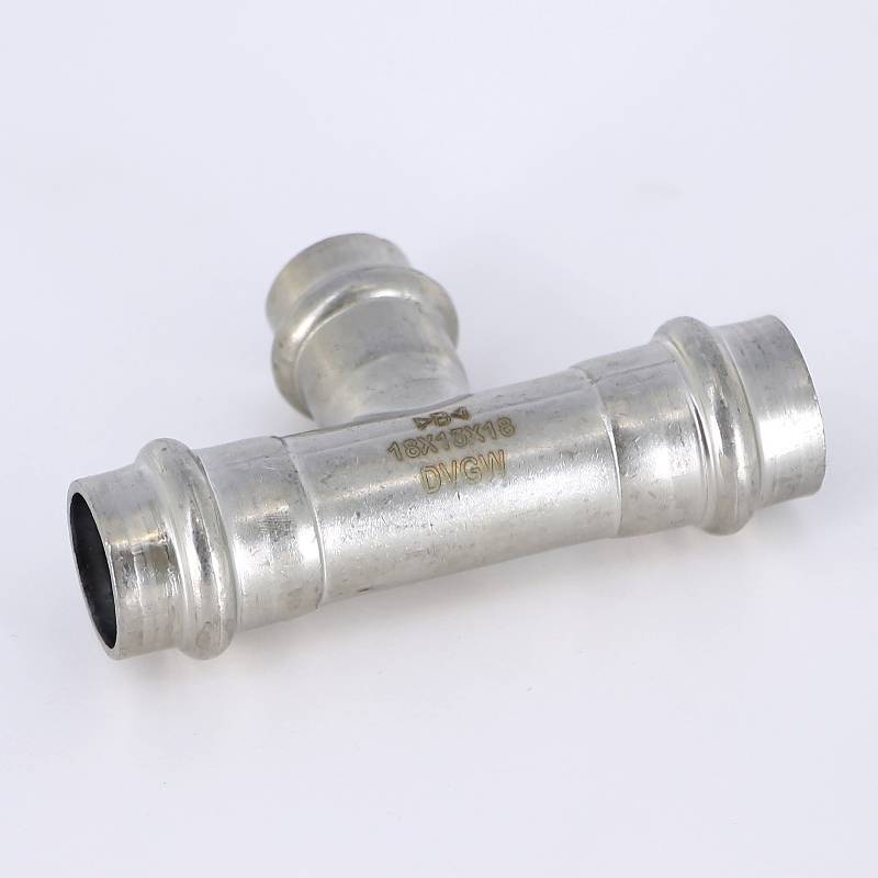 Тройник пресс IBP 18х15х18 мм нержавеющая сталь PS5130 0181518