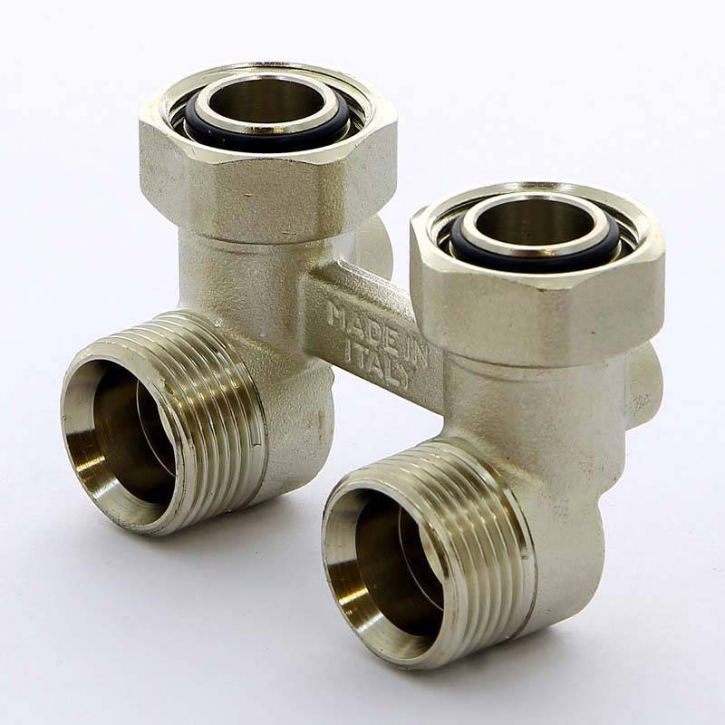 Узел радиаторный угловой TIEMME 3/4х3/4х18 3390002