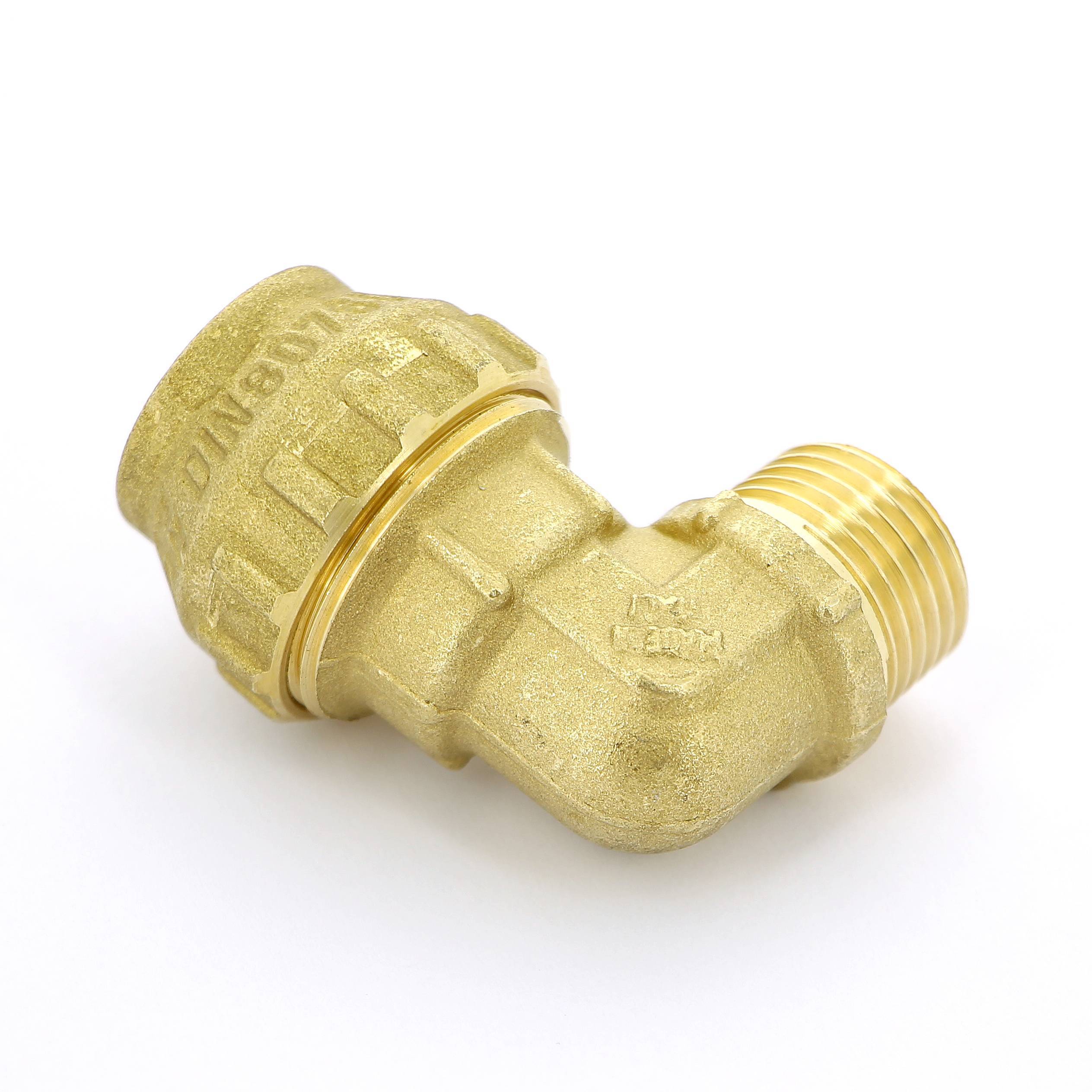 Угольник обжимной Tiemme 3464CR 20х1/2 НР 3400047