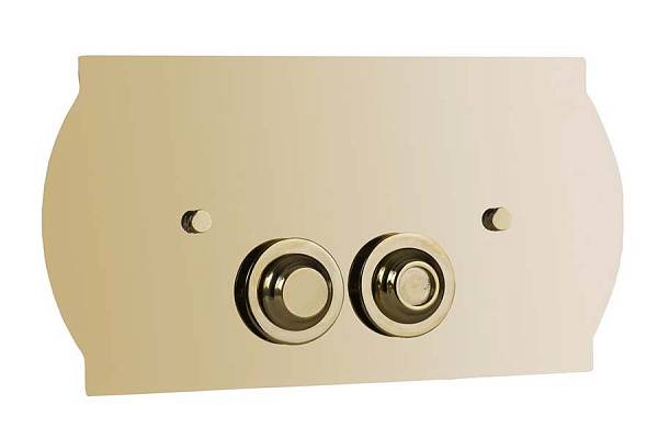 Кнопка смыва Boheme Imperiale золото 652