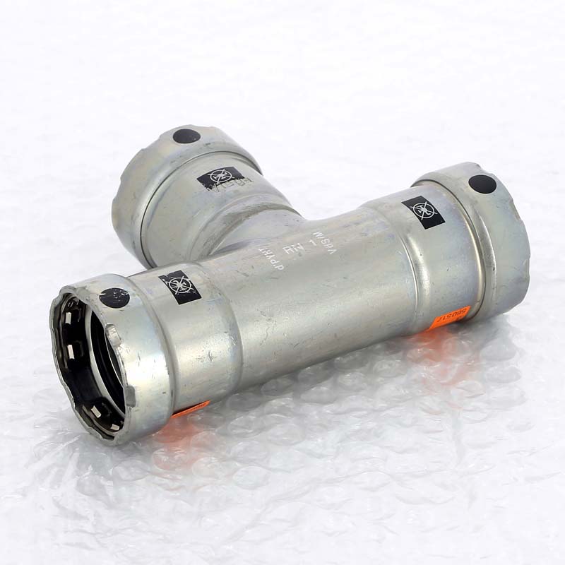 Тройник пресс Megapress Viega 1x1x1 699024