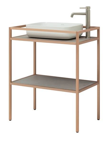 Консоль под раковину Allen Brau Liberty 75 см напольная медь 1.33002.60