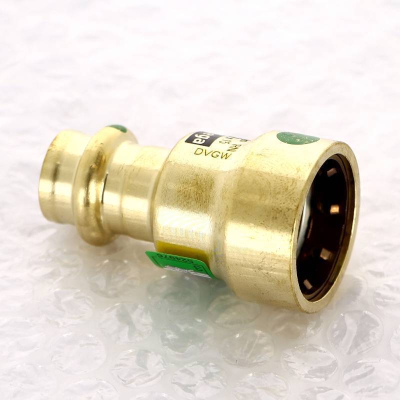 Муфта переходная Viega Megapress с SC-Contur DN15 1/2 x 15 мм бронза 736255