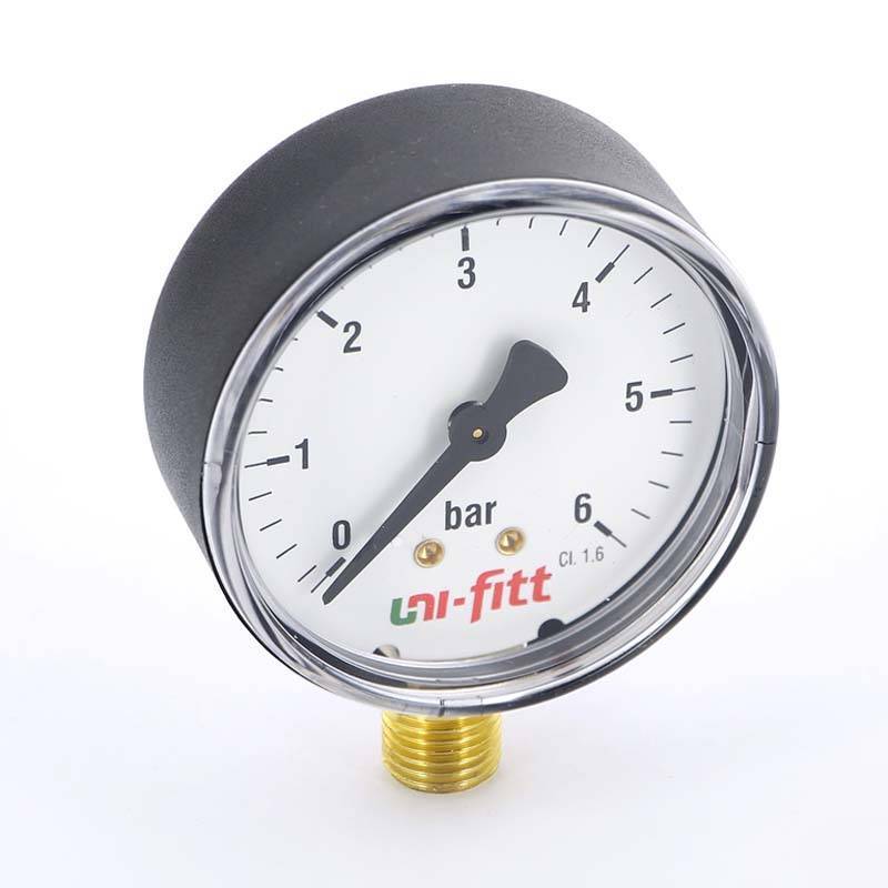 Манометр радиальный Uni-Fitt 1/4 10 бар 63 мм 301P3030