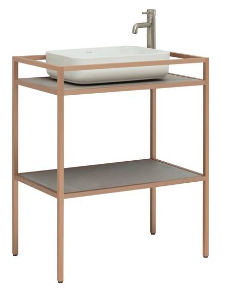 Консоль под раковину Allen Brau Liberty 75 см напольная медь 1.33002.60