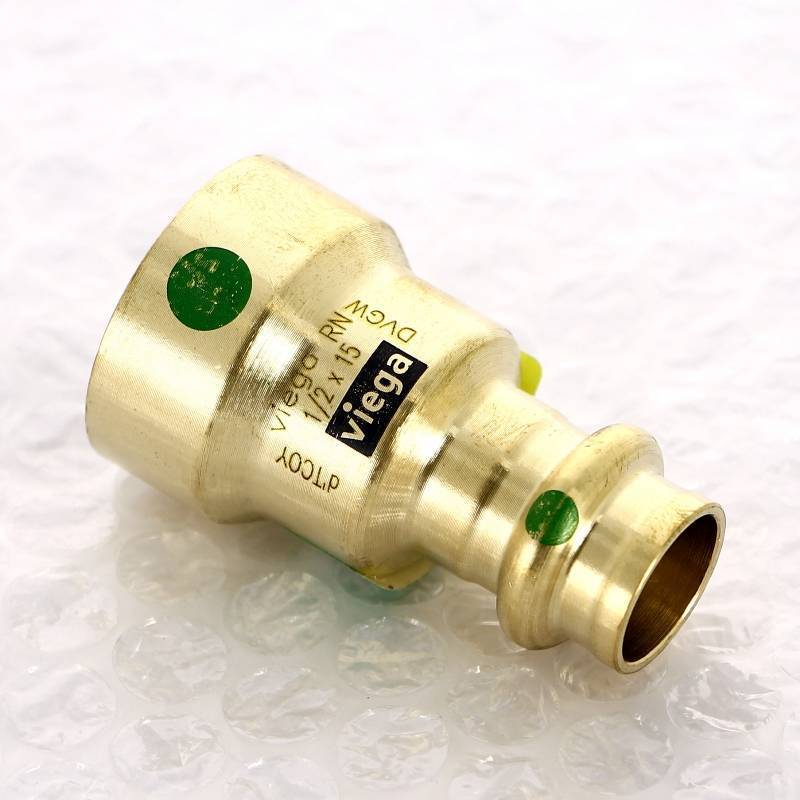 Муфта переходная Viega Megapress с SC-Contur DN15 1/2 x 15 мм бронза 736255