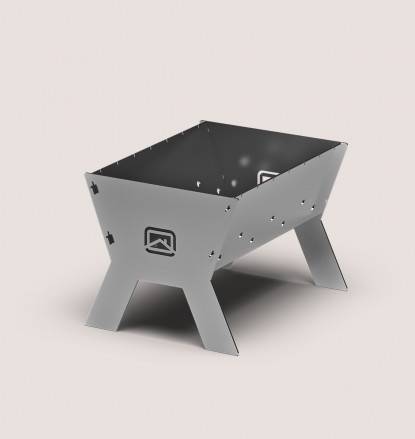 Мангал Теплодар Пионер малый 356х281х246 мм сталь 3 мм АПМ.12.000.00