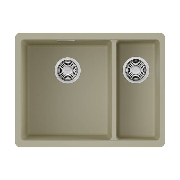 Кухонная мойка Omoikiri Kata 55-2-U-BE Artgranit 55x42 см ваниль 4993387