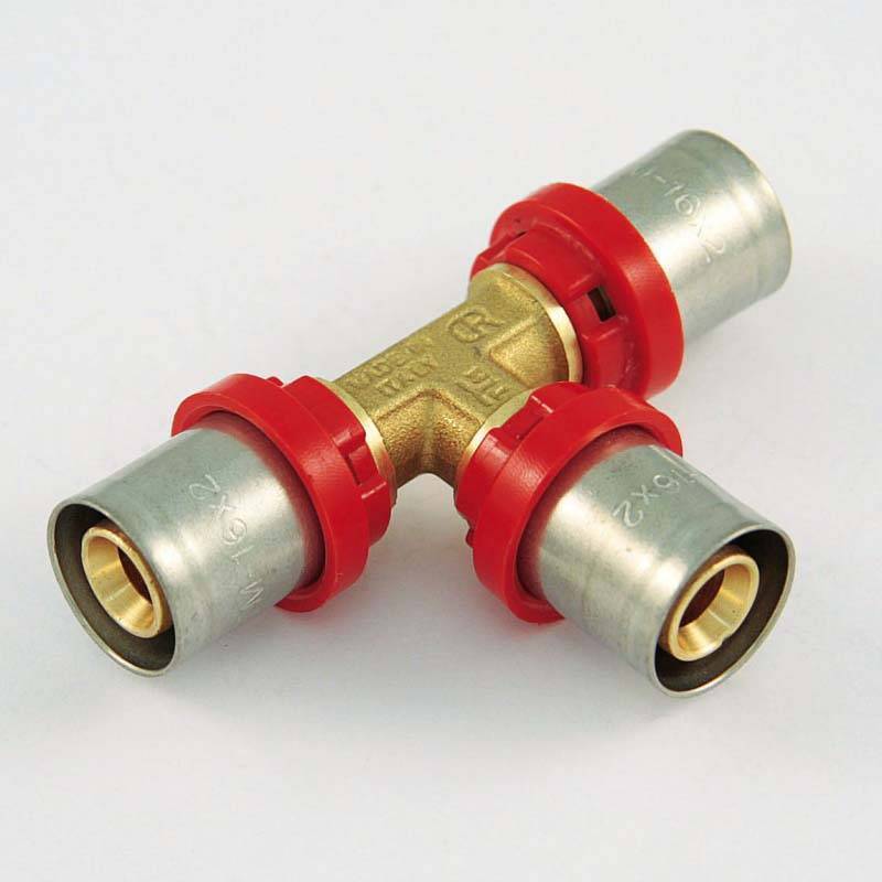 Тройник пресс Henco 20 мм 1660002