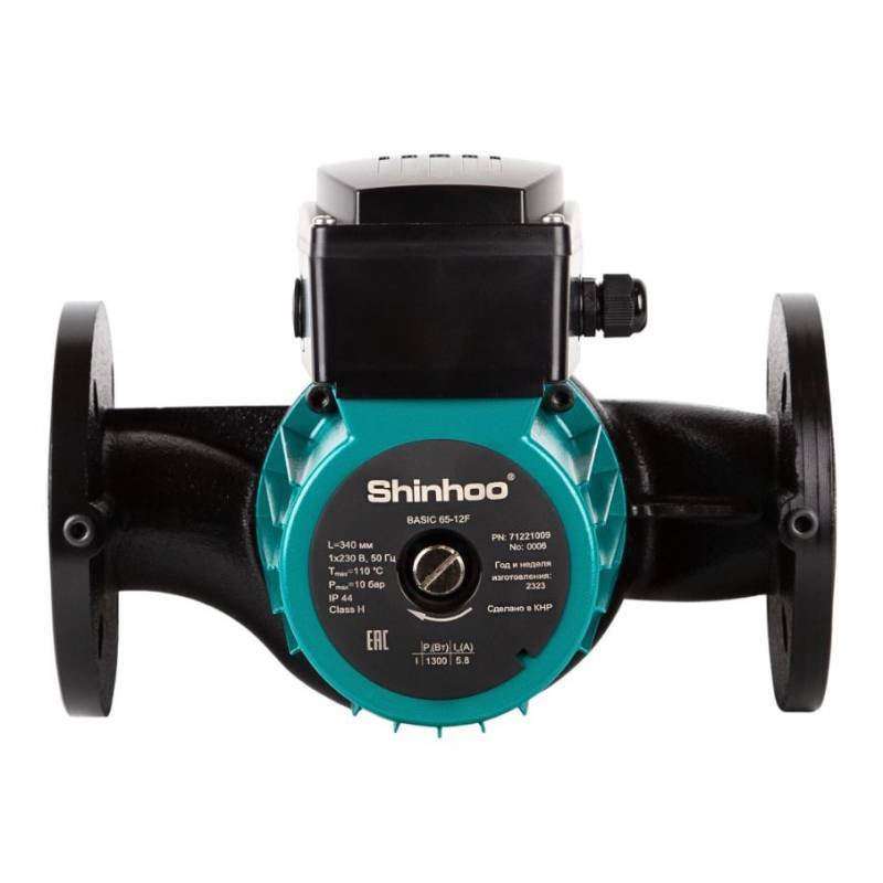 Насос циркуляционный фланцевый Shinhoo BASIC 32-12F 220 В 71221002
