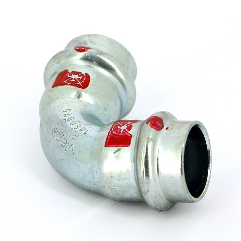 Угол 90° пресс Viega Prestabo оцинкованная сталь 18 мм 558130