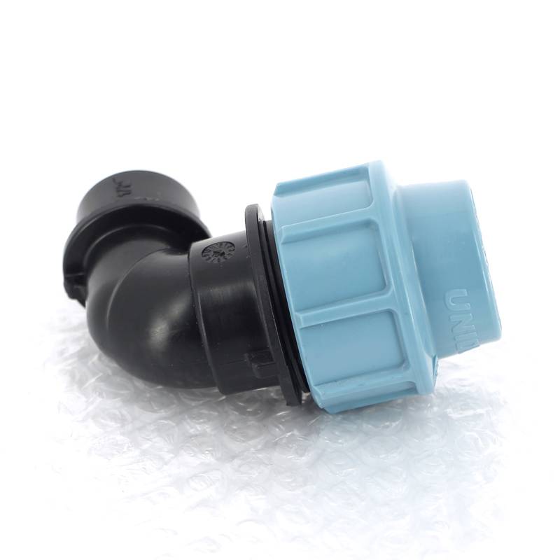 Угольник обжимной Unidelta Deltone 25х1/2 внутренняя резьба для ПНД труб 1009025002