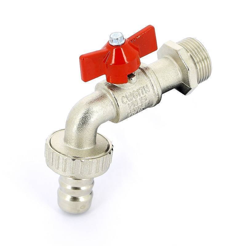 Кран шаровой садовый Itap GAR Н-штуцер 3/4 ручка-бабочка 168 3/4