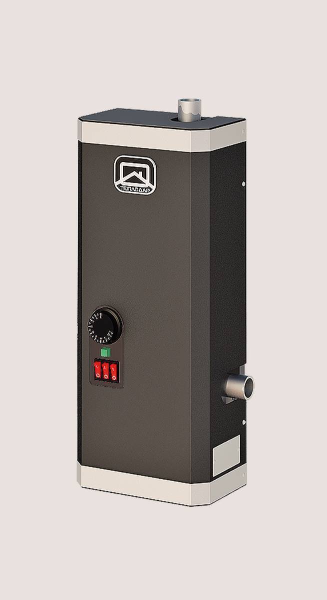 Котел твердотопливный Теплодар Спутник-6 черный АОК.26.000.00-02